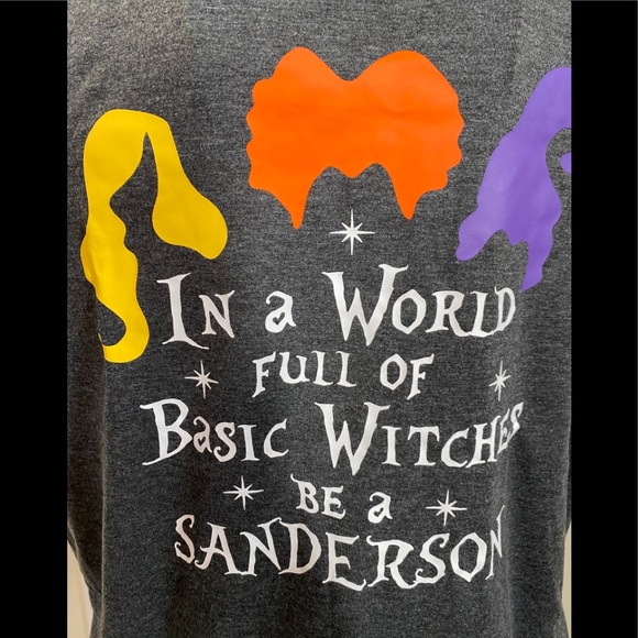 Hocus Pocus Basic Witch Sanderson Sisters Tee - Picture 3 of 5